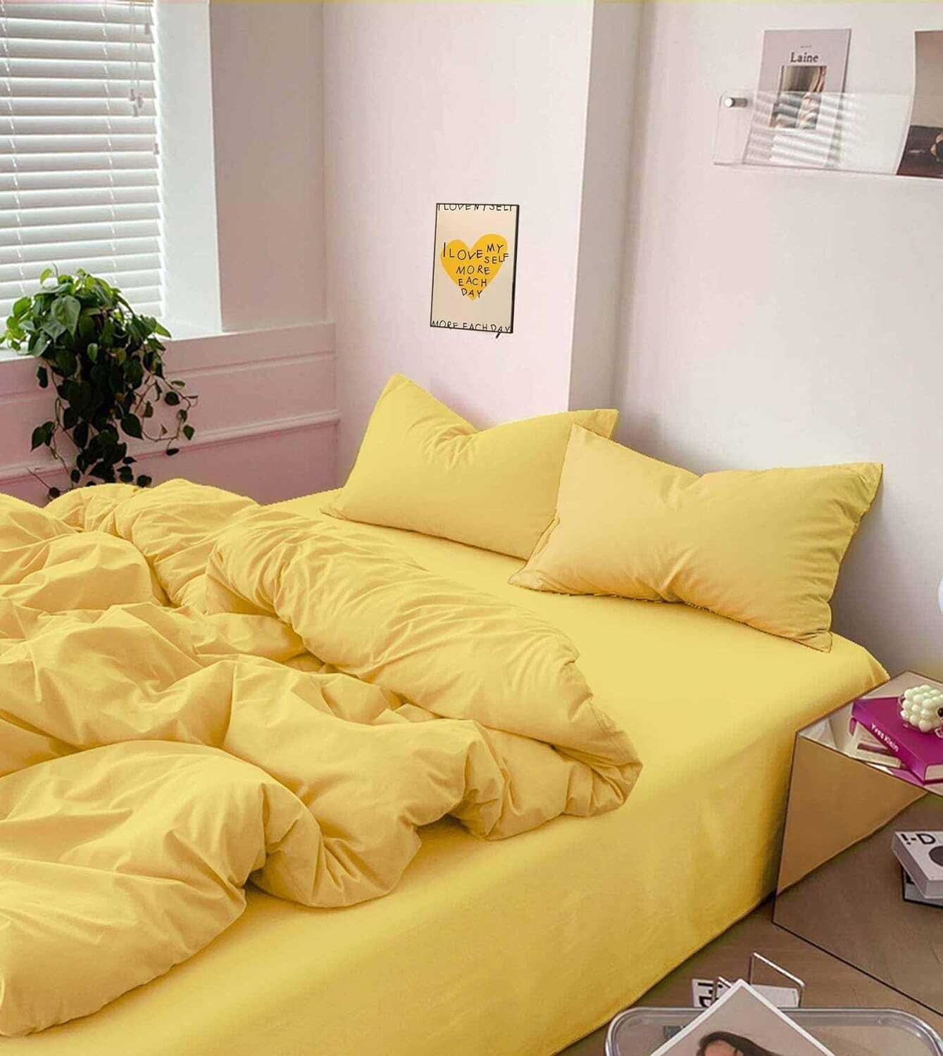 Nanko Queen Duvet Cover Set, Grey/Gray Boho Striped Print Pattern Microfiber Down Comforter Quilt Cover with Zip,Ties - Modern Farmhouse Style for Men Women,90x90 inch 3PC (Without Comforter)