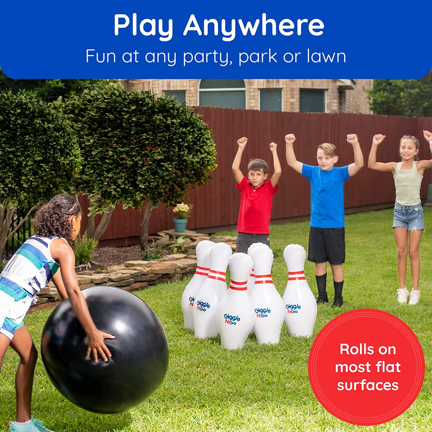 Bowling Set Indoor Games or Outdoor Games for Kids Hilariously Fun Yard Games