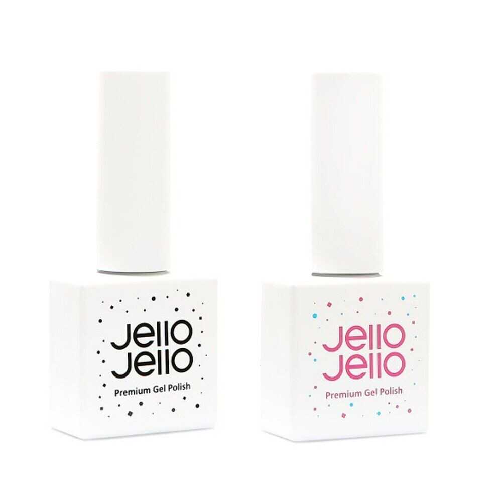 Jello Jello Glitter Gel Nail Polish 2 Color Set K-Beauty