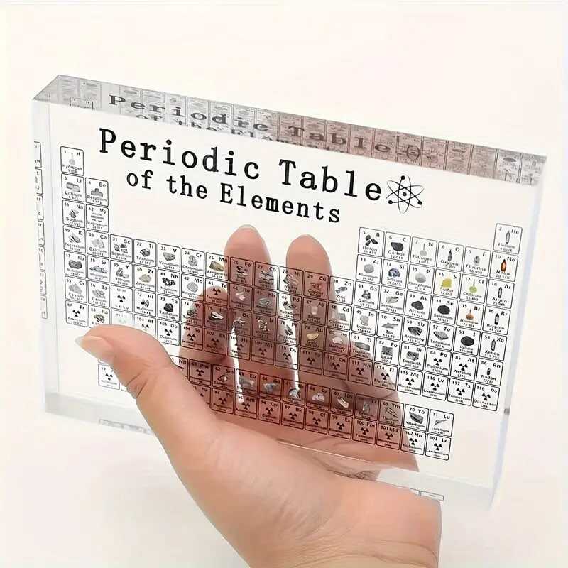 1pc Acrylic Chemical Element Circulation Table Physics Display Teaching Props, Gift For Science Lovers